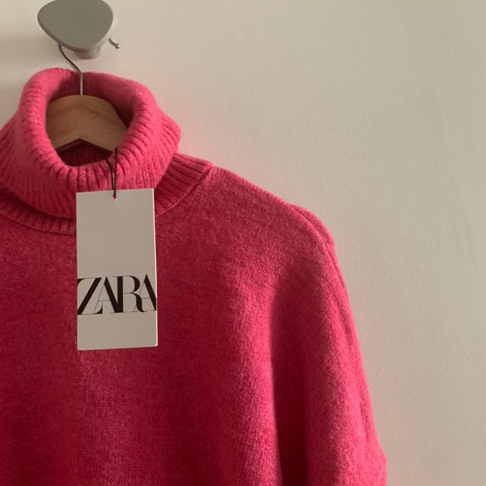 Zara pink sweater Size M - Picture 2 of 3
